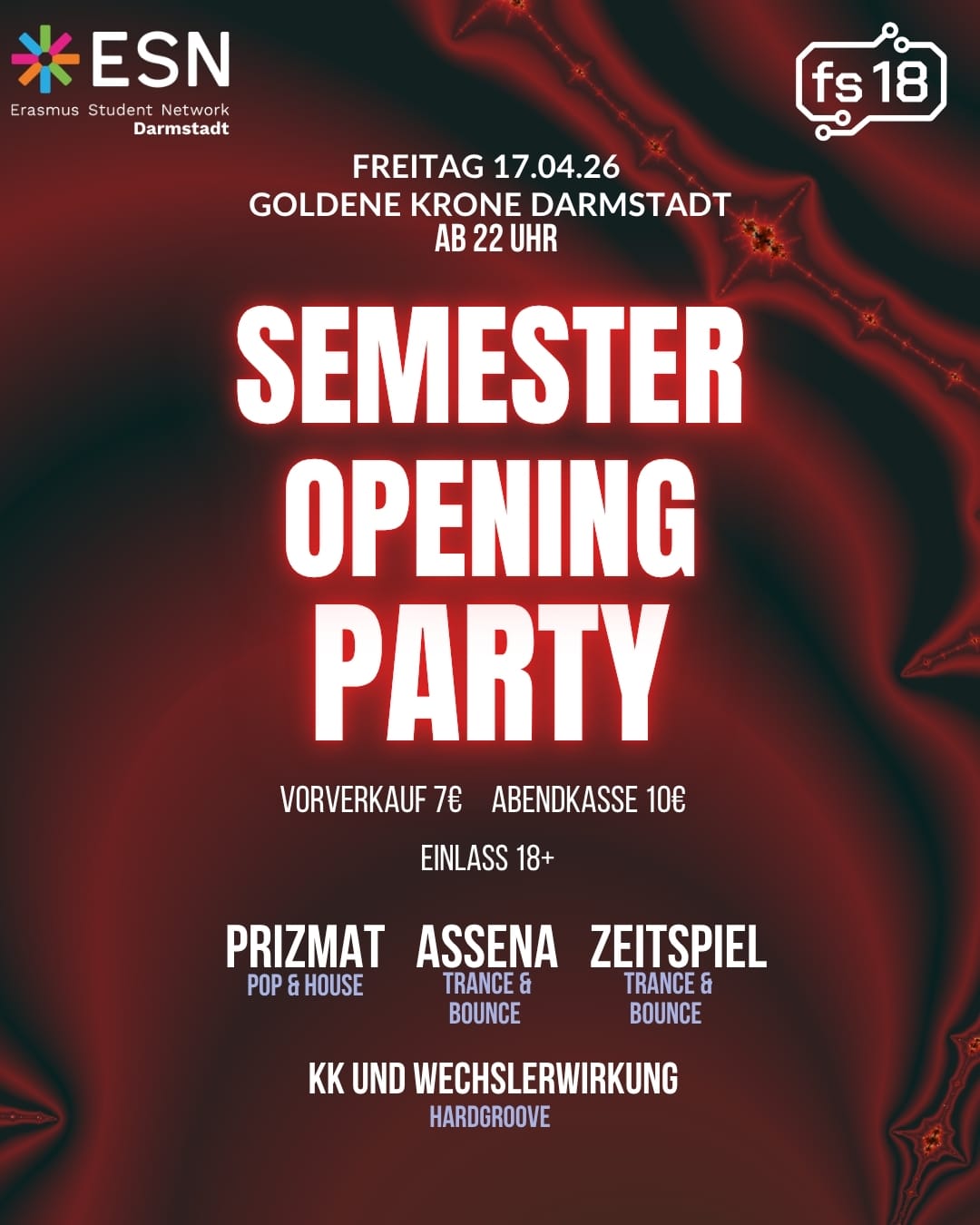 🎉 Semester Opening Party 🎉